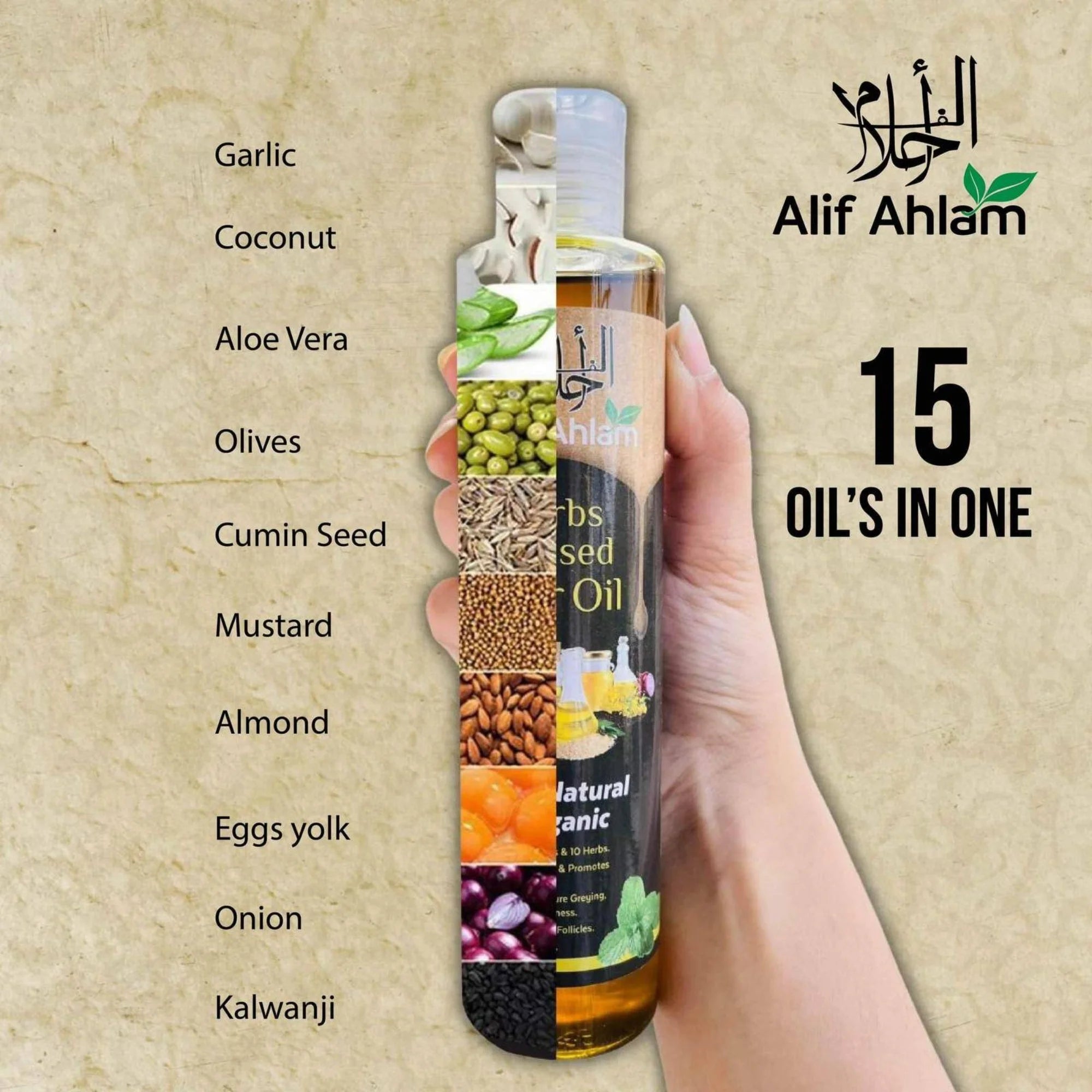 100% Natural Organic Oils & Herbs