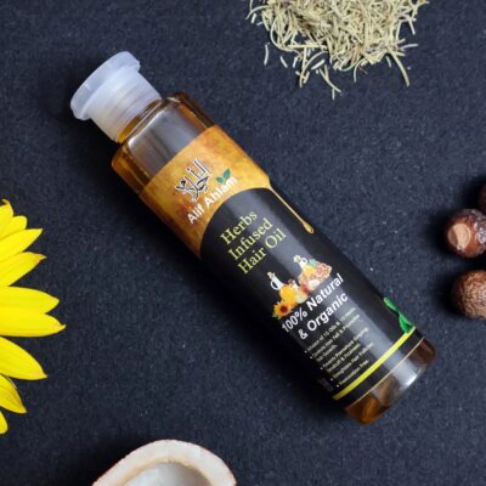 100% Natural Organic Oils & Herbs