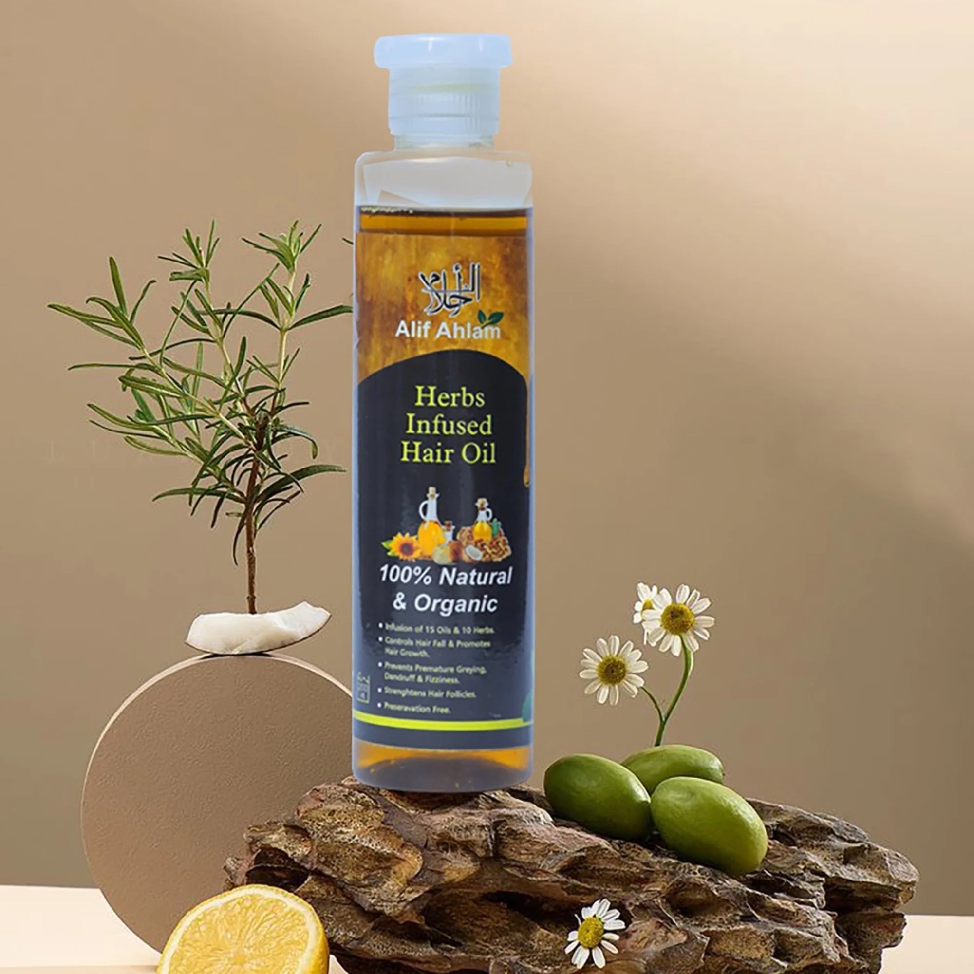 100% Natural Organic Oils & Herbs