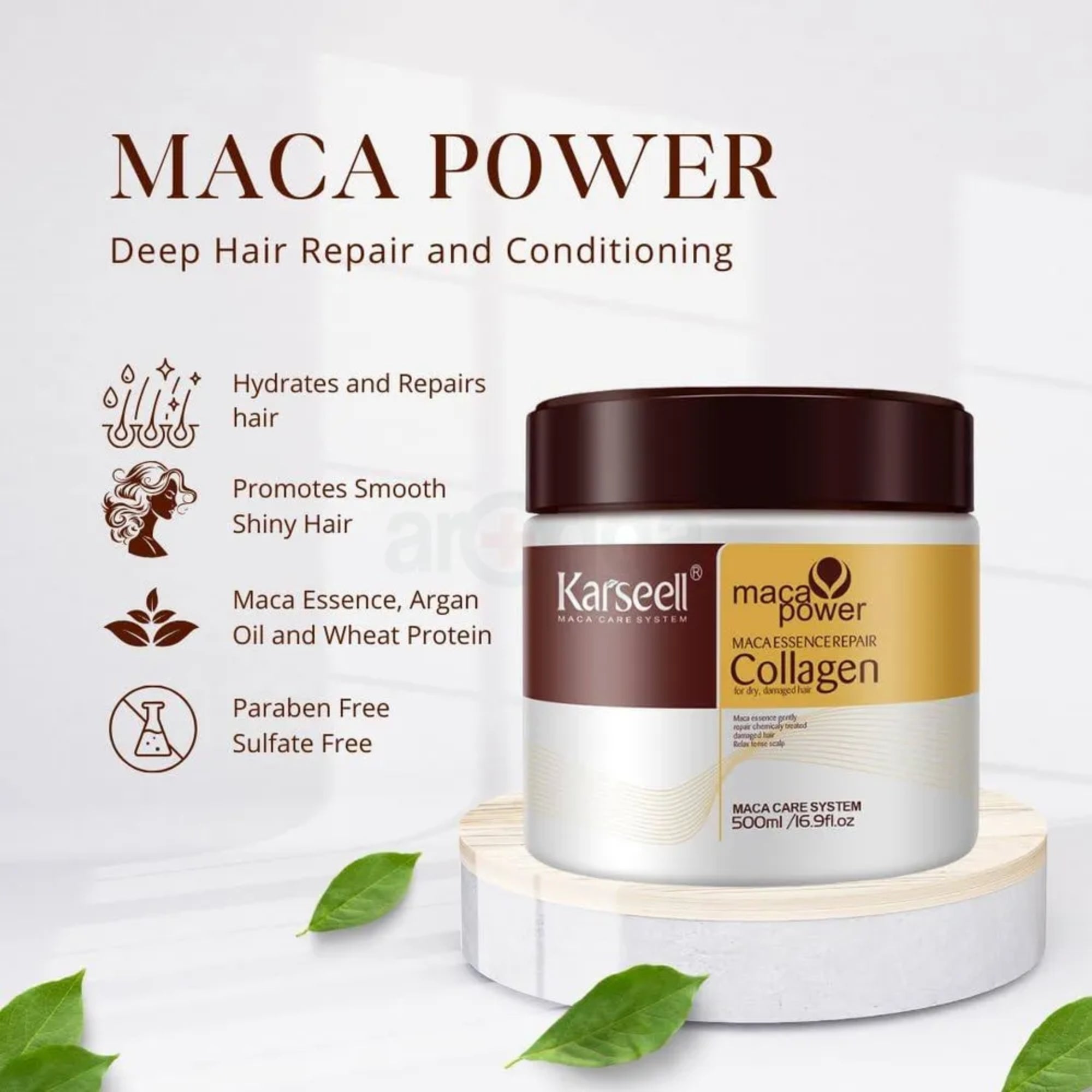 Argan Oil & Collagen for Smooth, Shiny Hair